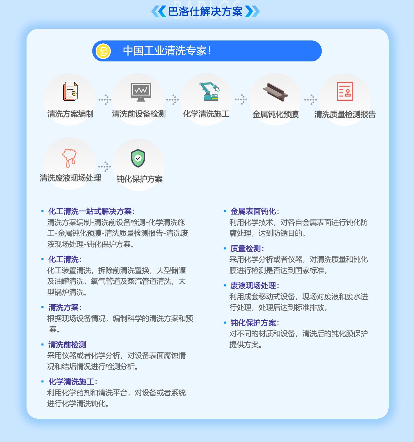 化工厂清洗一站式解决方案 化工厂清洗一站式解决方案